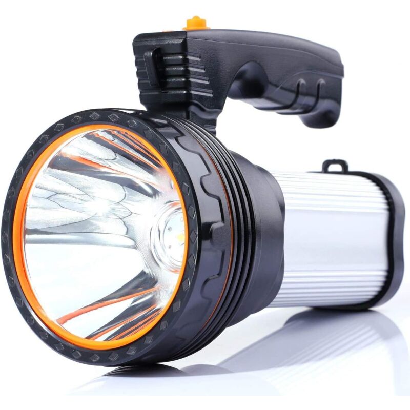 foto del prodotto zvd torcia led ricaricabile portatile, luce da campeggio argento 