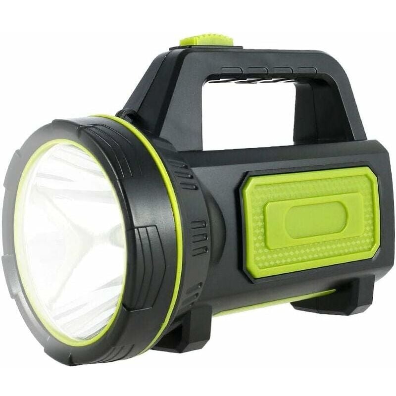 foto del prodotto zvd torcia led ricaricabile tramite usb 135000 lumen 6000 mah con luce laterale adatta per escursionismo e campeggio