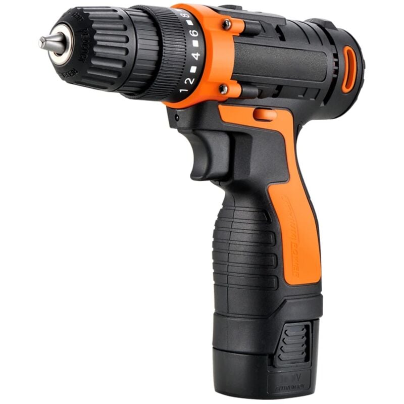 foto del prodotto zvd trapano avvitatore a batteria 12v max 18 1 2 velocit 4 posizioni 150 minuti di utilizzo cacciavite elettrico