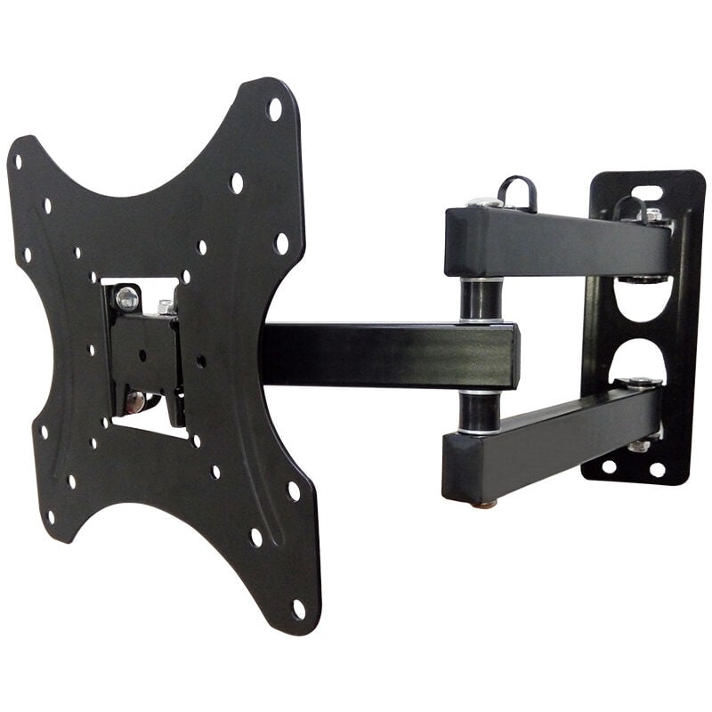 foto del prodotto zvd tv wall mount for 14 32 led lcd plasma and curved screen, tilt and swivel tv arm max capacity 30kg