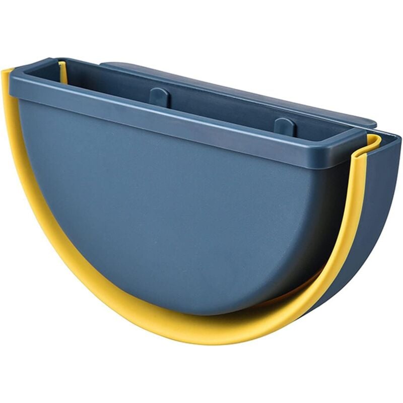 foto del prodotto zvd u hanging trash bin multifunctional wall mounted kitchen cabinet door household foldable kitchen trash can for countertop, cabinet door,