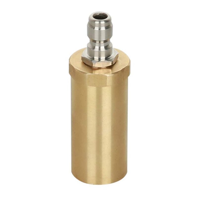 foto del prodotto zvd ugello turbo per idropulitrice, ugello turbo per idropulitrice da 3600 psi, ugello rotante in rame puro ad alta pressione per la pulizia del