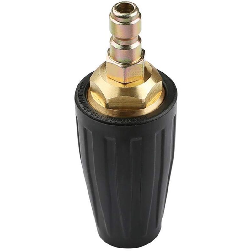 foto del prodotto zvd ugello turbo rotante, ugello turbo rotante, ugello di spruzzo per idropulitrice ad alta pressione 1 4 3000psi attacco rapido, ugello di pulizia