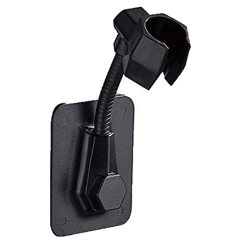 foto del prodotto zvd universal shower holder, wall mounted shower head holder, shower holder, adjustable abs, no drilling, self adhesive, waterproof rotating, for