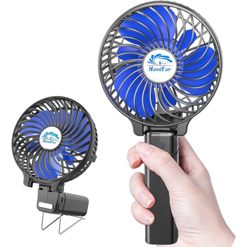 foto del prodotto zvd ventilatore portatile ricaricabile 3 velocit , 2 in 1, batteria da 5200 mah