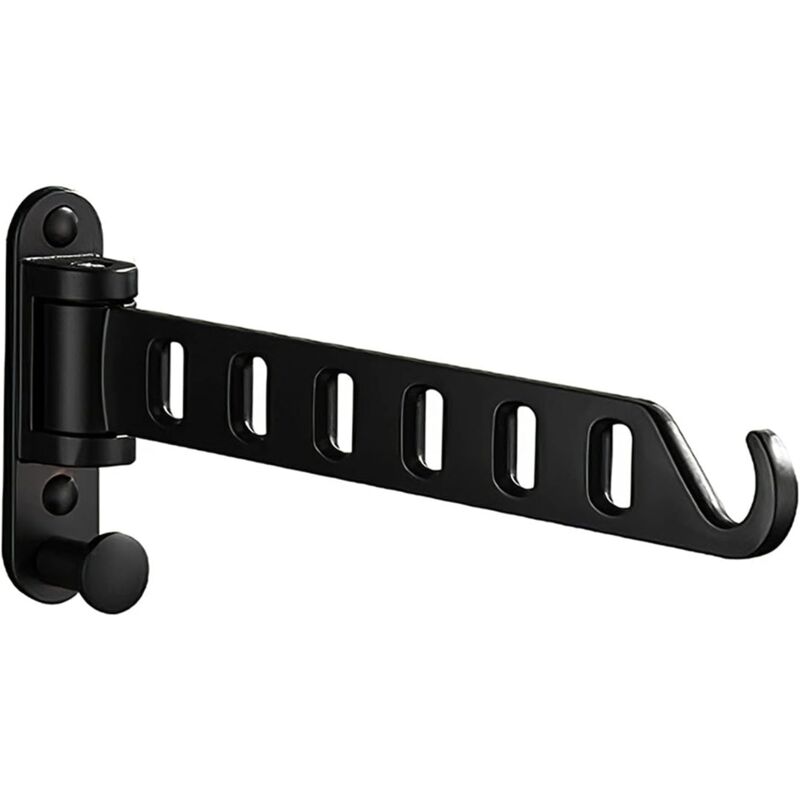 foto del prodotto zvd wall clothes rack, foldable wall clothes rack with hook for laundry room, bedroom, bathroom, balcony