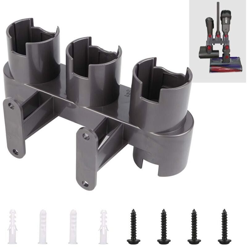 foto del prodotto zvd wall mount accessory holder, adapter converter set for dyson v11 v10 v8 v7, replacement for dyson vacuum cleaner