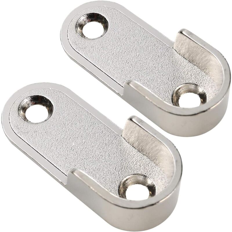 foto del prodotto zvd wardrobe clothes tube bracket wardrobe pole end beam thickening bracket 2 pack 