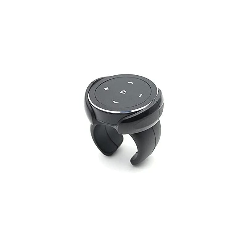 foto del prodotto zvd wireless bluetooth multimedia button remote selfie control car motorcycle steering wheel music for iphone with stand