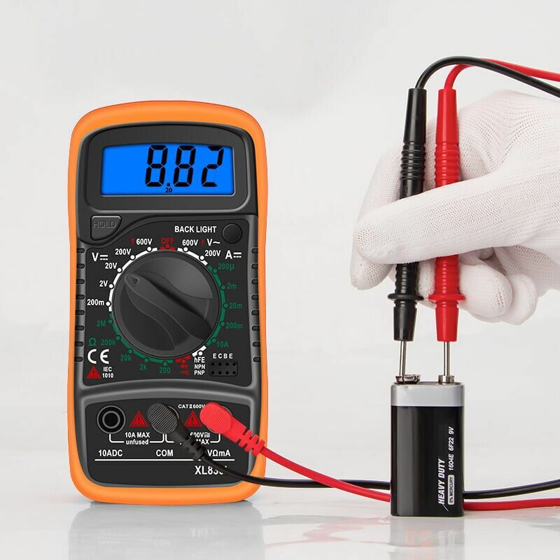 immagine 0 del prodotto zvd xl830l 2000 conteggi multimetro digitale tester di batteria di resistenza di tensione corrente