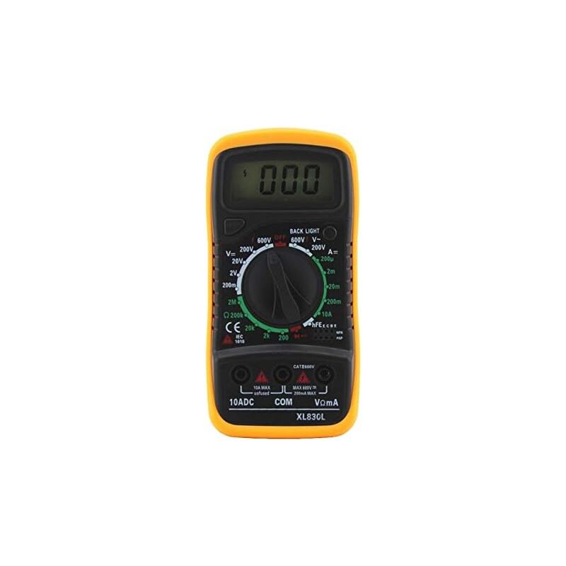 foto del prodotto zvd xl830l lcd digital ac dc multimeter volt amp ohm voltmeter ammeter overload protection with probe