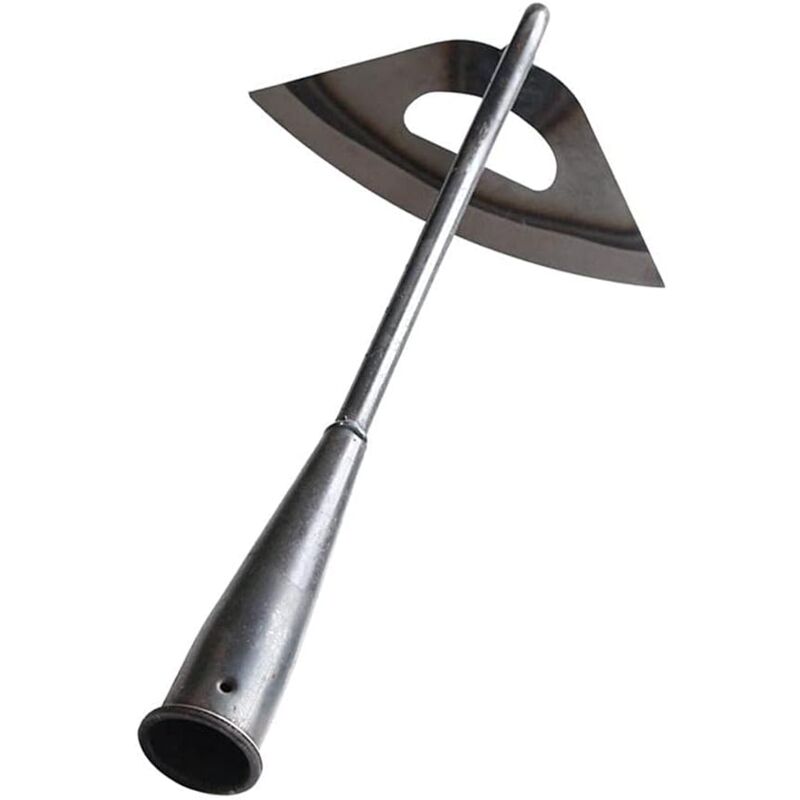 foto del prodotto zvd zappa cava, acciaio inossidabile, piccola zappa portatile, multiuso, robusta e durevole, attrezzo da giardino, rastrello per diserbo,