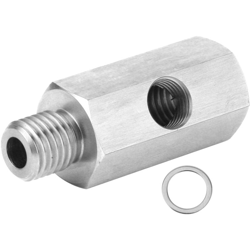 foto del prodotto zy eosnow adattatore da maschio a femmina da 1 8 pollici a m12x1.5 turbo sensore pressione olio manometro linea di alimentazione adatto per honda