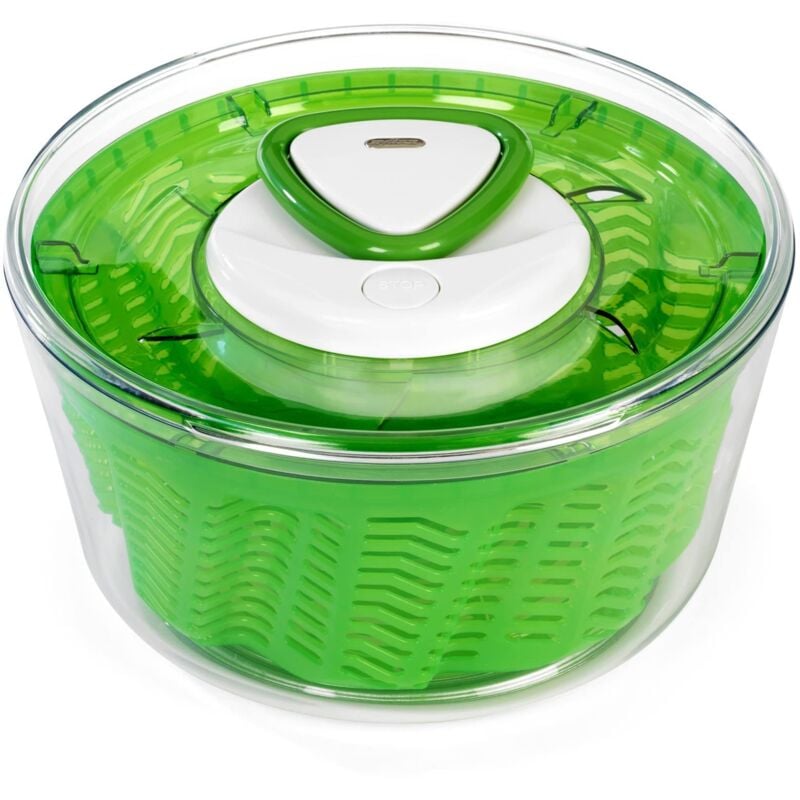 foto del prodotto zyliss e940011 easy spin 2 centrifuga per insalata, piccolo, plastica, verde, insalatiera con coperchio, scolaverdure, lavabile in lavastoviglie