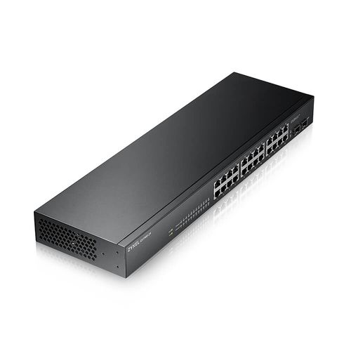 foto del prodotto zyxel gs-1900-24 v2 gestito l2 gigabit ethernet 10 100 1000 1u nero - gs1900-24-eu0102f