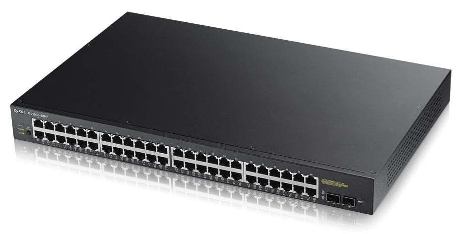 foto del prodotto zyxel gs1900 48 eu0102f switch di rete l2 gigabit ethernet 10 100 1000 nero