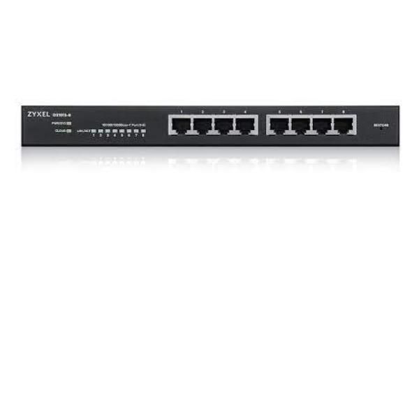 foto del prodotto zyxel gs1915 8 gestito l2 gigabit ethernet 10 100 1000 nero