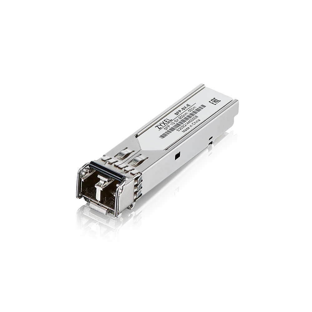 foto del prodotto zyxel sfp sx e modulo del ricetrasmettitore di rete fibra ottica 1000 mbit s 850 nm