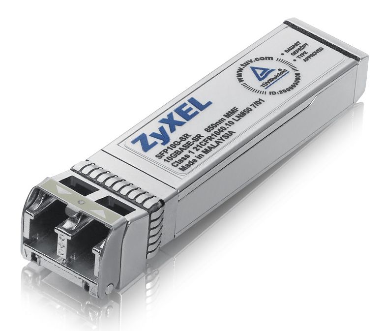 foto del prodotto zyxel sfp10g sr modulo del ricetrasmettitore di rete fibra ottica 10000 mbit s sfp 850 nm