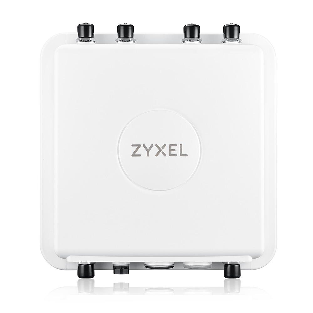 foto del prodotto zyxel wax655e 4800 mbit s bianco supporto power over ethernet poe 