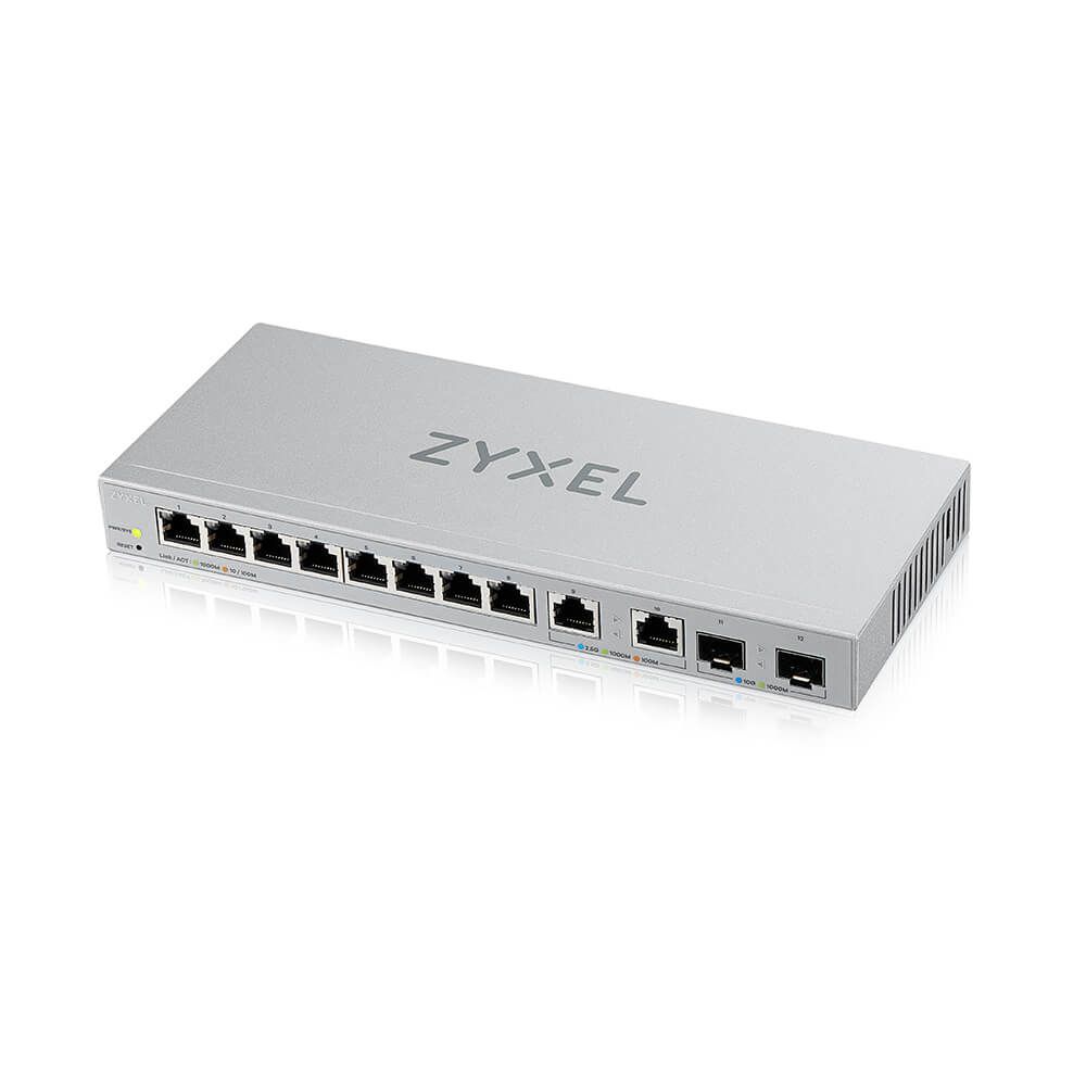 foto del prodotto zyxel xgs1210 12 zz0102f switch di rete gestito gigabit ethernet 10 100 1000 grigio