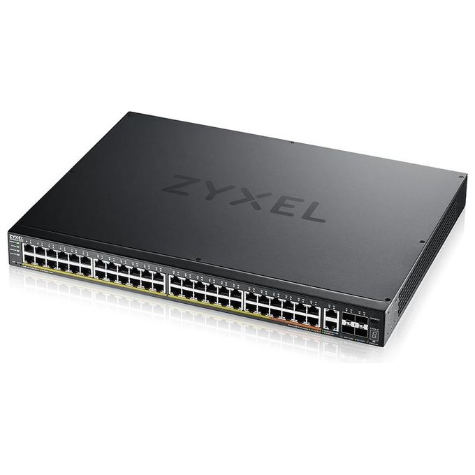 foto del prodotto zyxel xgs2220-54fp gestito l3 gigabit ethernet 10-100-1000 supporto power over ethernet