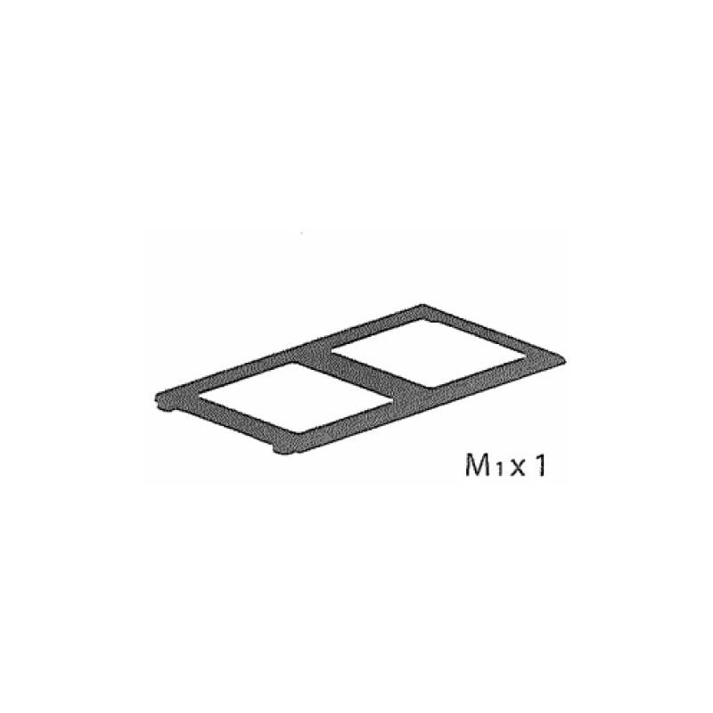 foto del prodotto zz cornice m1x1 x pattumiera 2 ante cm. 68x37x90h art plast